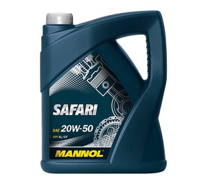 Mannol 7404 Safari 20W-50 moottoriöljy, 5L