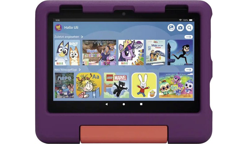 Tabletti Amazon Fire HD 8 Kids (2024) 8 tabletti WiFi 3 Gt/32 Gt – Grape