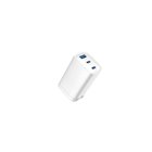 Evelatus 65W Max pikalaturi CN USB-C1 / USB-C1 / USB-A, valkoinen
