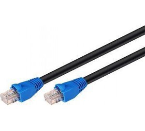 GB CAT6 U/UTP OUTDOOR MUSTA 15M
