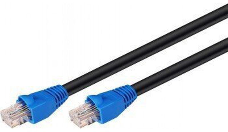 GB CAT6 U/UTP OUTDOOR MUSTA 15M