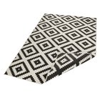 Northrugs kaksipuolinen matto Twin Malta Black Cream, 160x230 cm