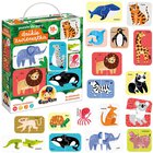 Opetuksellinen palapeli - villieläimet