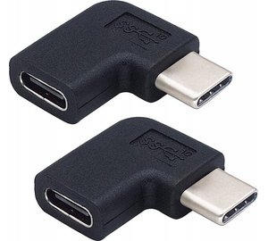 Kulma 90° Usb-c adapteri naaras-uros, 40gb/s