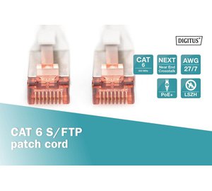 Digitus Cat 6 S/ftp Patchcord 20m harmaa (dk1644200)