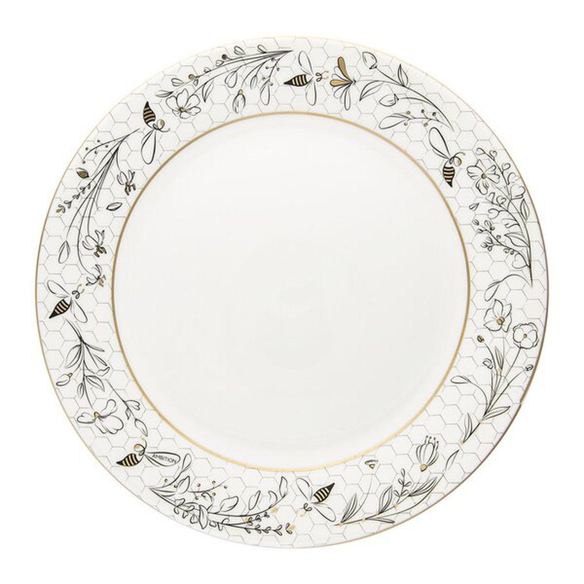 Ambition Gold Bee lautanen, 19 cm