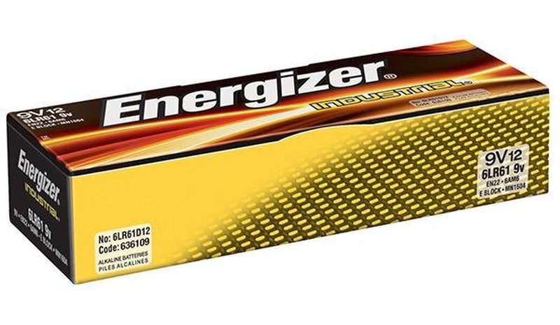 Energizer Industrial 6LR61 9V – kuva 1/3