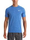 NIKE SWIM Nike Heather Short Sleeve Hydroguard - Blue - XXL