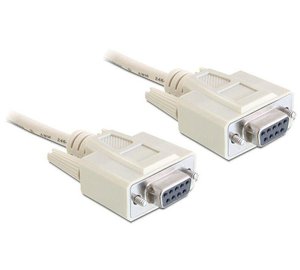 Delock Cable serial Null modem 9 pin female / female 3 m