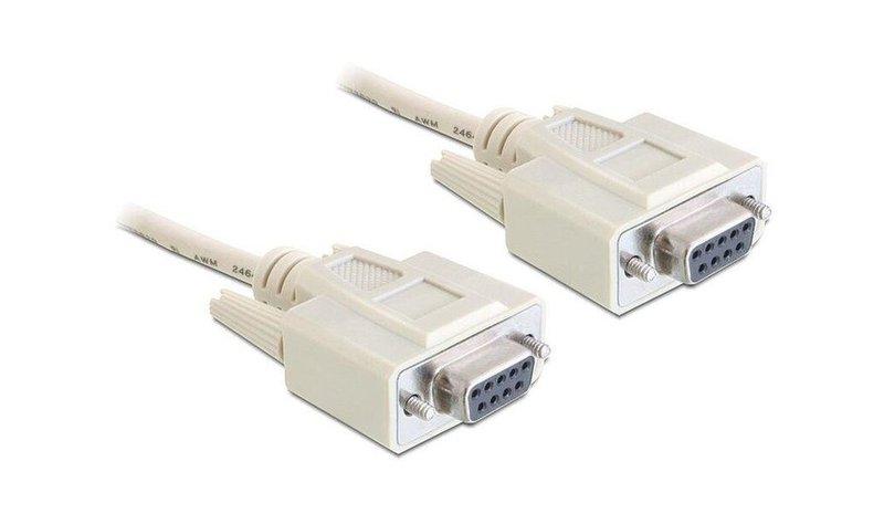 Delock Cable serial Null modem 9 pin female / female 3 m