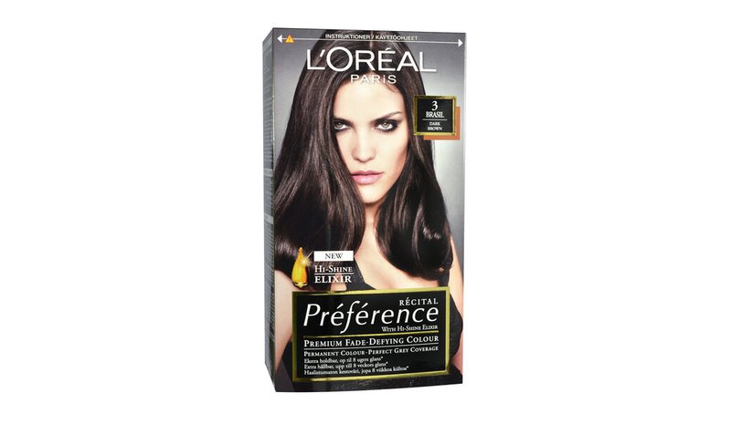 Pitkäkestoinen hiusväri L'Oreal Paris Preference, 3 Brasilia