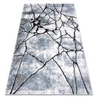 COZY 8873 Cracks -matto, vaaleanharmaa / sininen