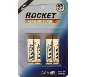 Rocket HD AAA- paristot, 4 kpl