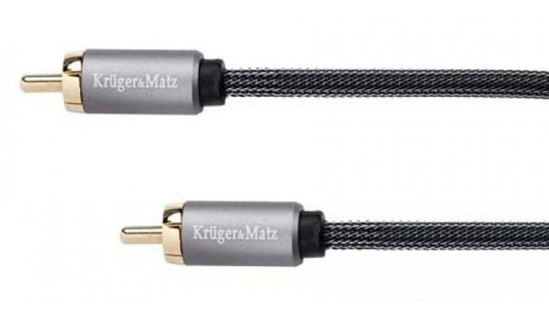 1rca-1rca 1,0 m kruger&matz-kaapeli
