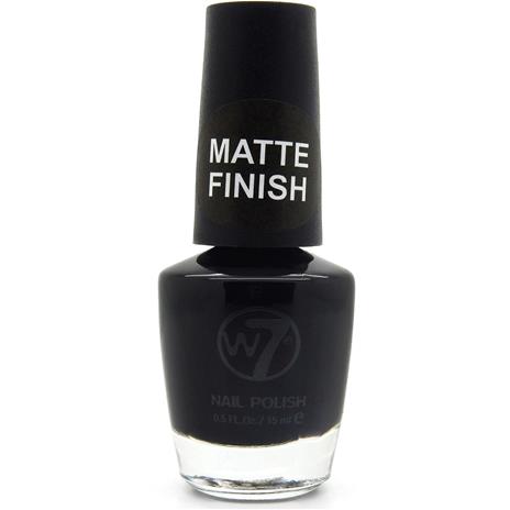 W7 Nail Polish Matte Finish 55 Black