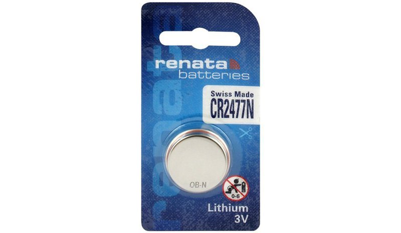 Painikeparisto Lithium CR-2477 3V RENATA
