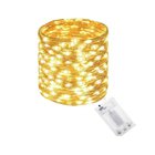 Jouluvalot Garlianda 100-micro Led, 10,2 m, keltaiset, IP 44