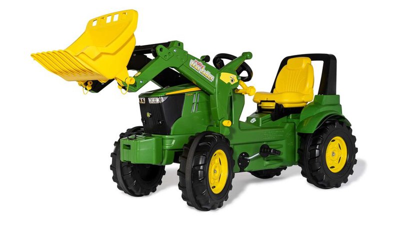 RollyFarmtrac John Deere 7310R poljintraktori etukauhalla