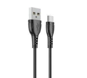Borofone kaapeli BX51 Triumph - USB tüüp C - 3A musta