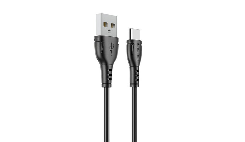 Borofone kaapeli BX51 Triumph - USB tüüp C - 3A musta