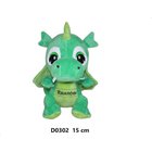 Pehmeä dinosaurus 15cm, vihreä