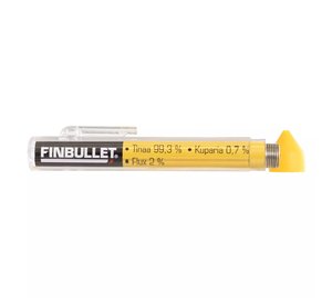 Finbullet 1mm 20g juotostina