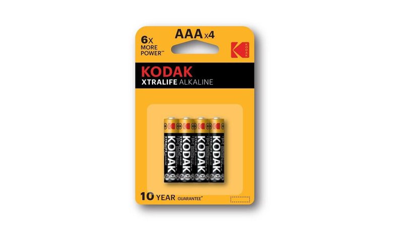 Kodak AAA-paristot 30951990, 4 kpl