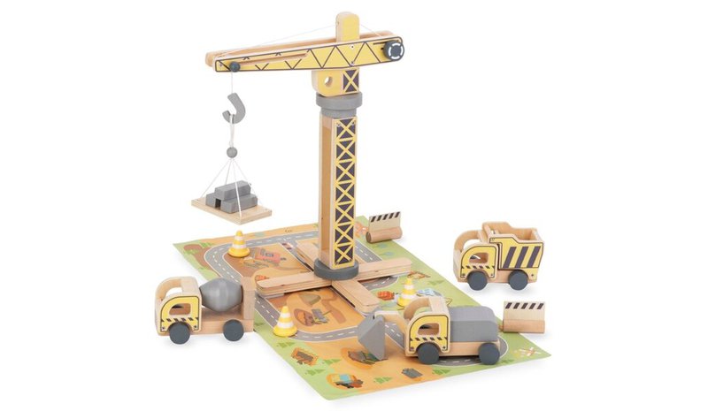 Puinen rakennustyömaa