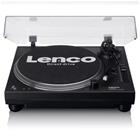 Lenco L-3818BK Direct-Drive Turntable with USB/PC Encoding