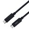 Deltaco USB4 gen3/USB-C - USB-C/5A EPR, 0.8 m – kuva 1