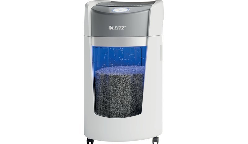 Leitz IQ OptiMax Paper Shredder P5 White – kuva 1/8