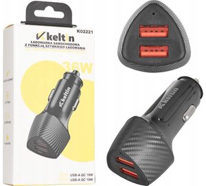 Autolaturi Quick Charge 3.0, 2x Usb, 7.2a