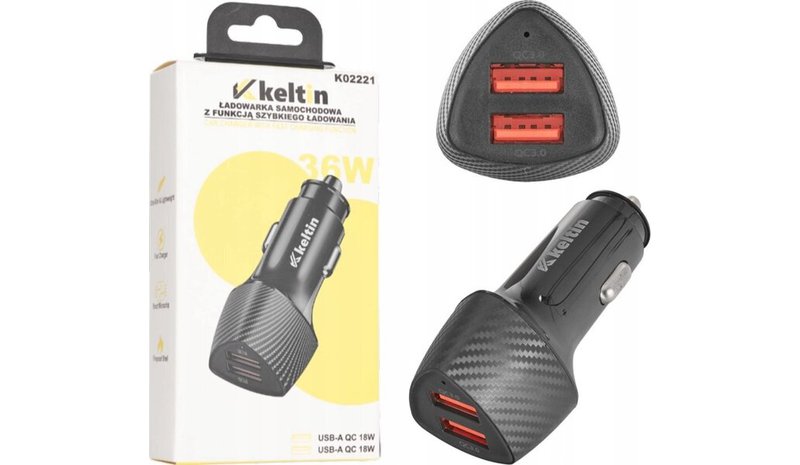 Autolaturi Quick Charge 3.0, 2x Usb, 7.2a