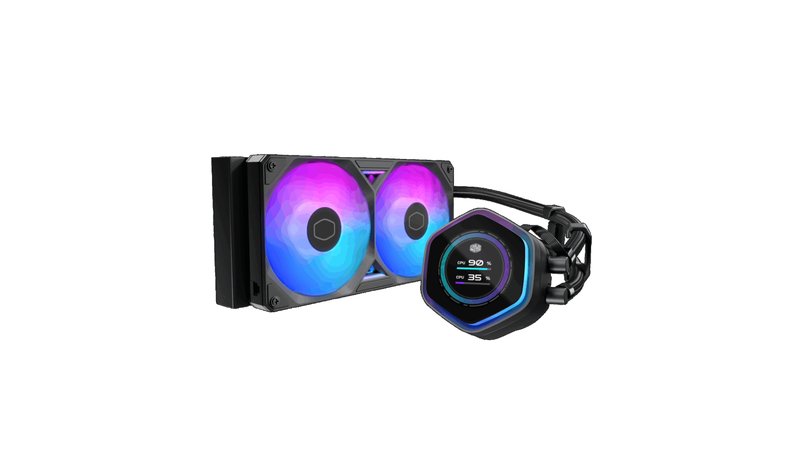 Cooler Master MasterLiquid Atmos II 240 LCD 240mm AIO Cooler Black