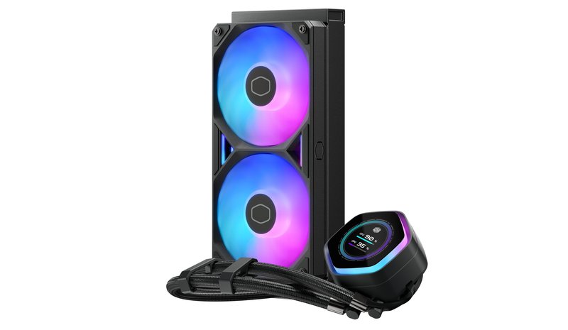 Cooler Master MasterLiquid Atmos II 240 LCD 240mm AIO Cooler Black