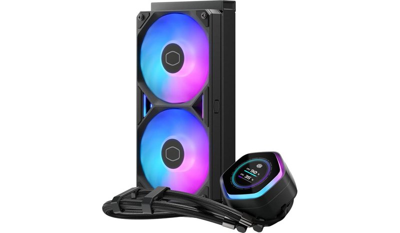Cooler Master MasterLiquid Atmos II 240 LCD 240mm AIO Cooler Black