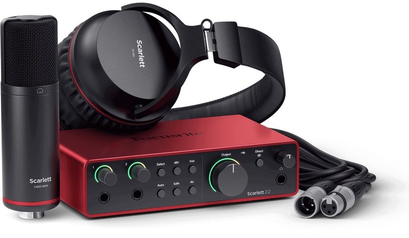 Focusrite Scarlett 2i2 Studio 4th Gen USB Audio Interface Bundle – kuva 1/3
