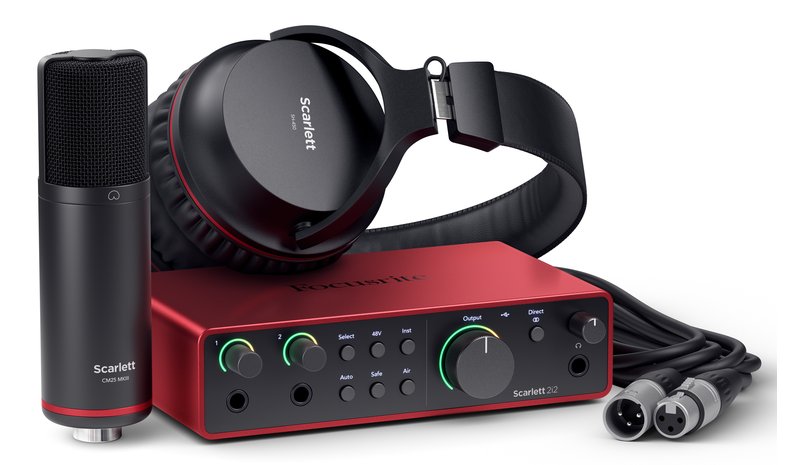 Focusrite Scarlett 2i2 Studio 4th Gen USB Audio Interface Bundle – kuva 2/3
