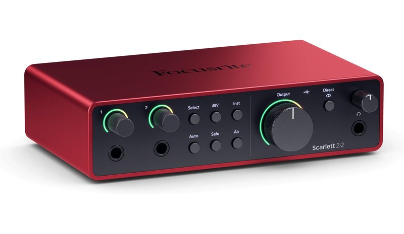 Focusrite Scarlett 2i2 4th Gen USB Audio Interface