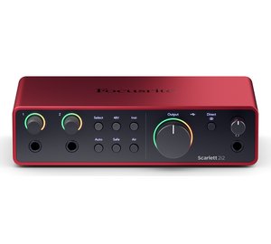 Focusrite Scarlett 2i2 4th Gen USB Audio Interface