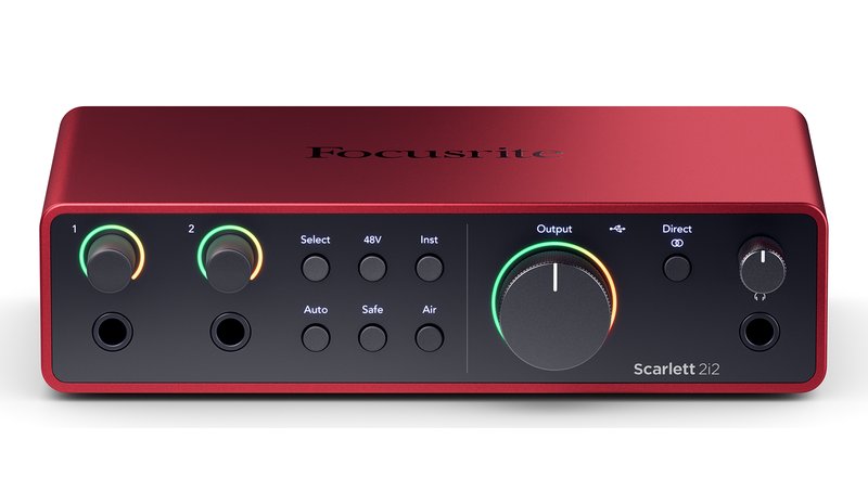 Focusrite Scarlett 2i2 4th Gen USB Audio Interface