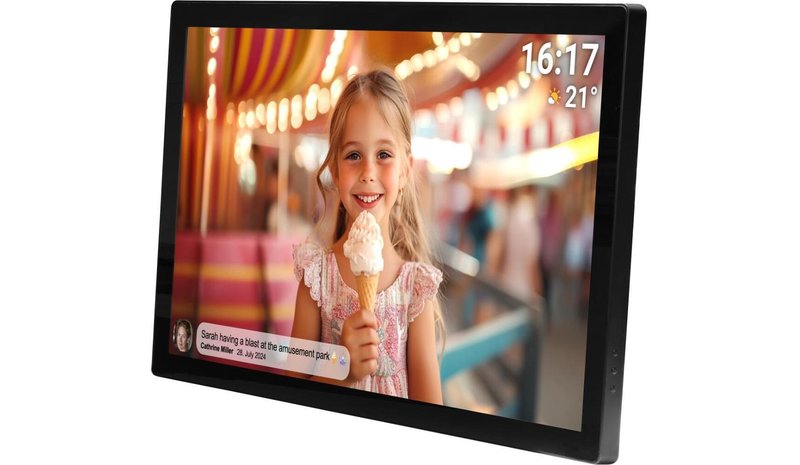 Denver Frameo PFF-3260 31.5" Digital Photo Frame Black