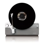Lenco Fully Automatic Vertical Turntable with BT Speakers Silver