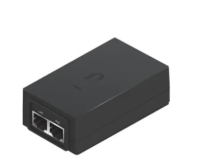 Ubiquiti PoE virtalähde, 24V, 1A, 24W, Gigabit, musta