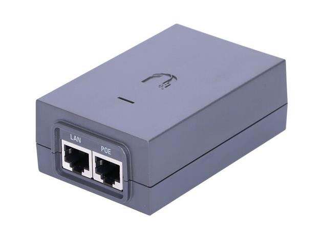 Ubiquiti PoE virtalähde, 24V, 1A, 24W, Gigabit, musta