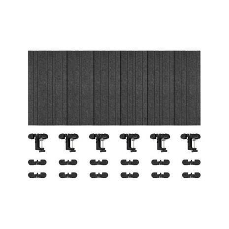Streamplify Acoustic Panel Dark Grey 60x30cm 6-Pack – kuva 1/5