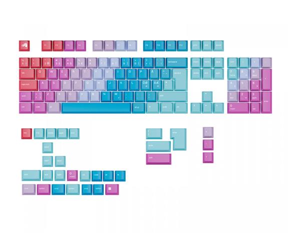 Glorious GPBT Daydream Keycap Set Nordic ISO