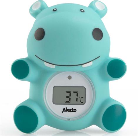 Alecto Baby Hippo Thermometer Water & Air Temperature