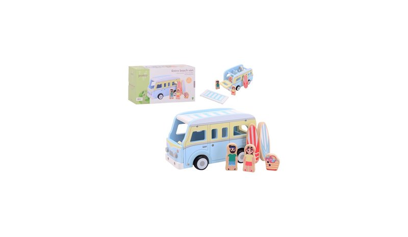 Jouéco Retro beach van with accessories