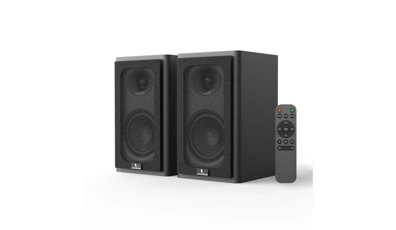 Laudberg XS1B 2.0 Bluetooth hyllykaiuttimet – 80W RMS, musta